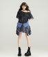 Layered Collar Contrast Top